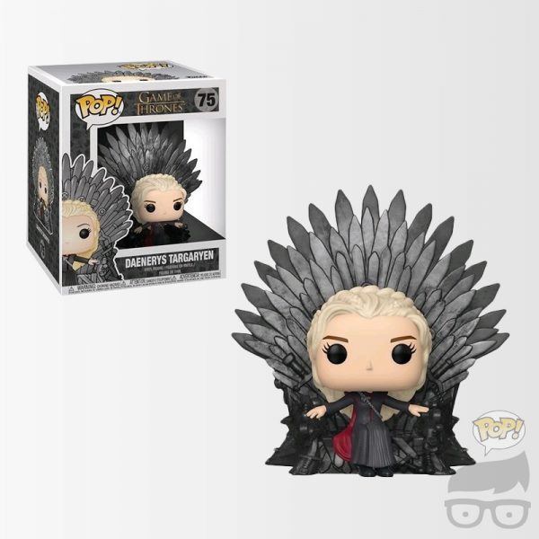 Game of Thrones Daenerys Sitting on Throne Deluxe Pop! Vinyl Figure Games Geeks